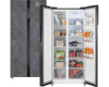 Отдельностоящий холодильник с инвертором Weissgauff WSBS 500 Inverter NoFrost Rock Glass