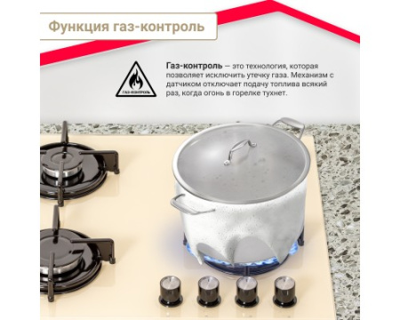 Газовая варочная поверхность Simfer H60N40J570
