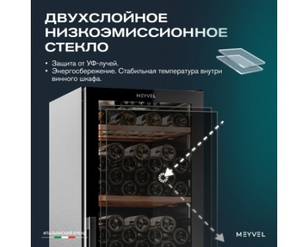 Винный шкаф Meyvel MV133-KBF1