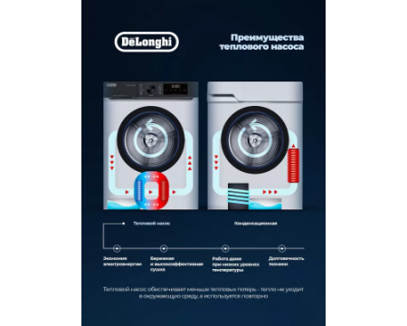 Сушильная машина DeLonghi DTD 1016 H EMILIA