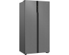 Отдельностоящий холодильник с инвертором Weissgauff WSBS 600 NoFrost Inverter Bru Steel Glass