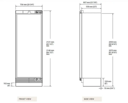 Холодильник Signature Kitchen Suite SKSCR3031P