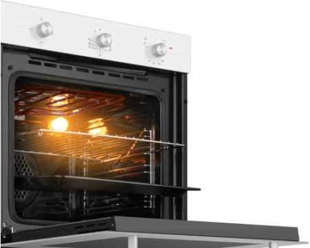 Духовой шкаф газовый Weissgauff WGO 702 WHITE GLASS