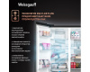 Отдельностоящий холодильник с инвертором Weissgauff WSBS 1036 Inverter NoFrost Premium Dark Inox