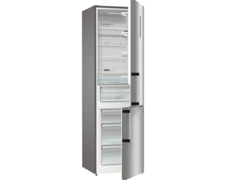 Отдельностоящий двухкамерный холодильник Gorenje NRC6203SXL5