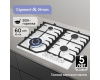 Газовая варочная панель Zigmund & Shtain G 22.6 W