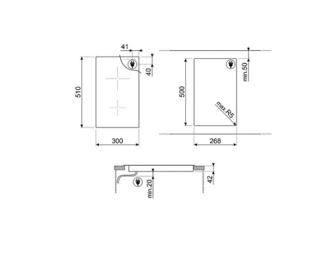 Варочная поверхность SMEG SE232TD1