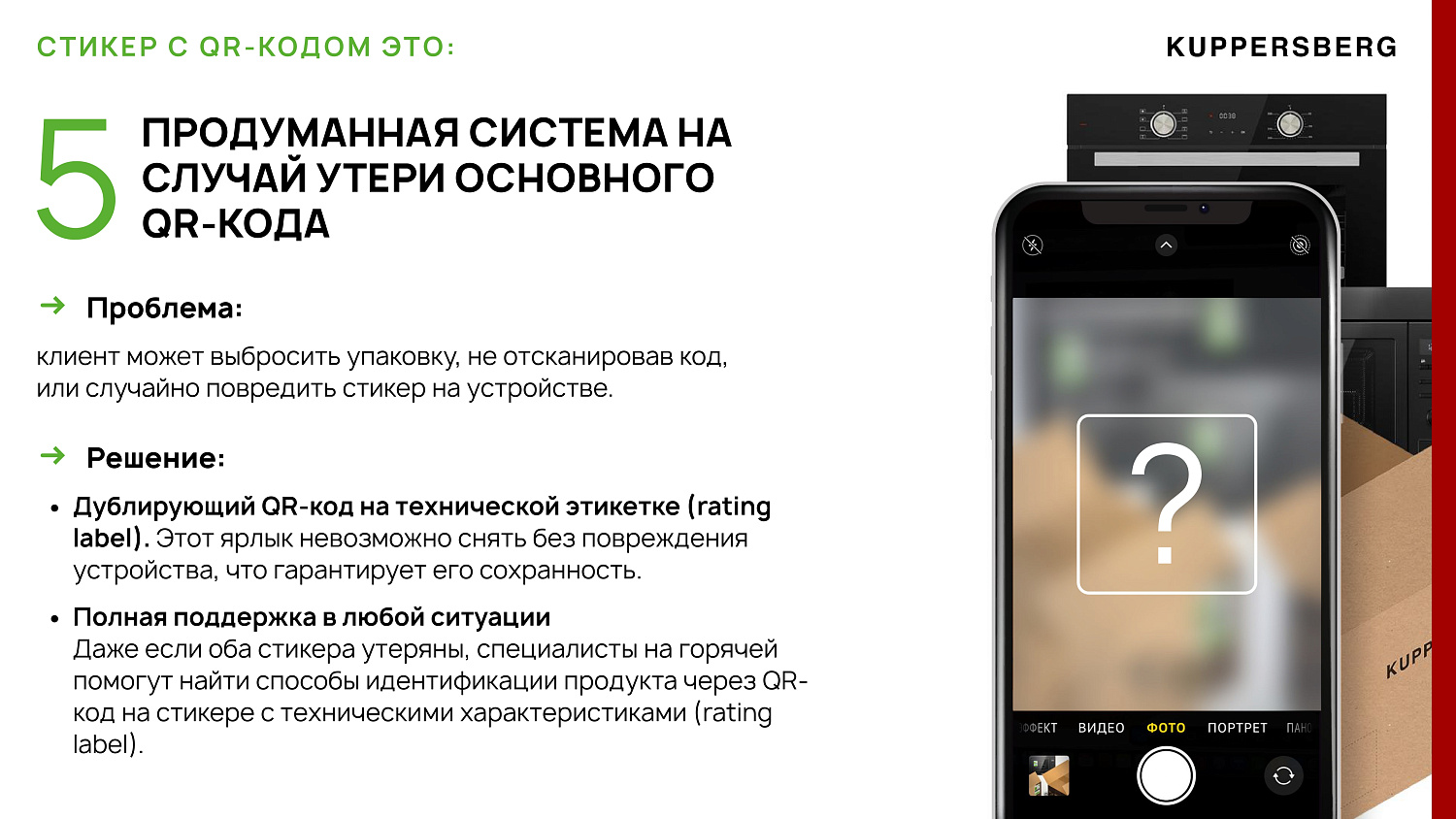 KUPPERSBERG - уникальные QR-кода для бытовой техники