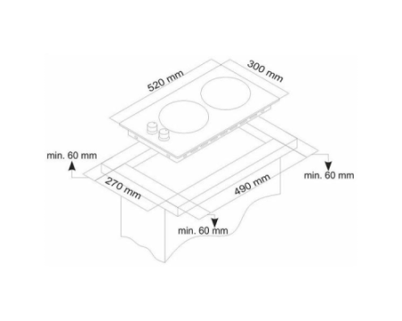 Газовая варочная поверхность Simfer H30N20W470