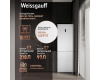 Отдельностоящий холодильник с инвертором Weissgauff WRK 185 Total NoFrost Inverter White