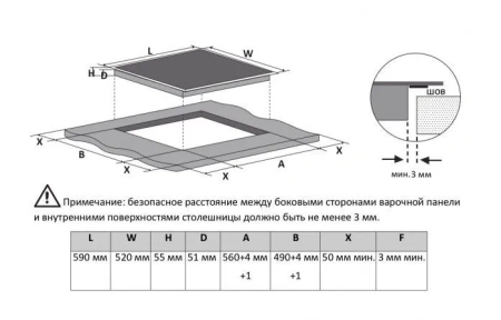 Варочная поверхность COMFEE CEH600