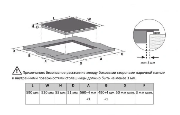 Варочная поверхность COMFEE CEH600