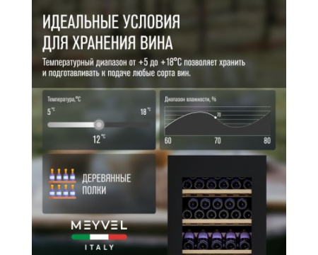 Винный шкаф Meyvel MV89-KBB3