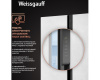 Отдельностоящий холодильник с инвертором Weissgauff WSBS 500 Inverter NoFrost White Rock Glass