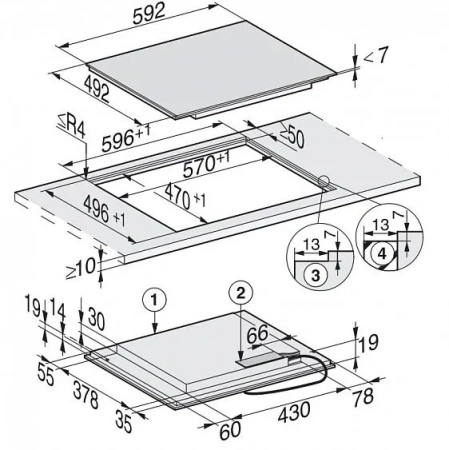 Варочная поверхность MIELE KM 7404 FX