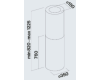 Вытяжка Falmec POLAR EVO ISOLA RAME 35 CPOI90.E11P2#EUA490F