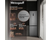 Отдельностоящий холодильник с инвертором Weissgauff WRK 2000 Total NoFrost Inverter Inox