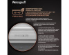Отдельностоящий холодильник с инвертором Weissgauff WCD 590 NoFrost Inverter Premium Ecofresh Bru Steel Glass