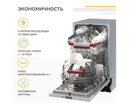 Встраиваемая посудомоечная машина Simfer DGB4601