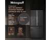 Отдельностоящий холодильник с инвертором Weissgauff WCD 590 NoFrost Inverter Premium EcoFresh Inox Glass