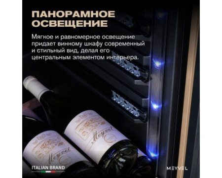 Винный шкаф Meyvel MV99PRO-KBT2 (Натуральный бук)