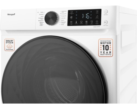 Стиральная машина с инвертором и паром Weissgauff WM 61410 Inverter Steam