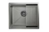 Кухонная мойка GRANULA KS-5045U сталь матовая