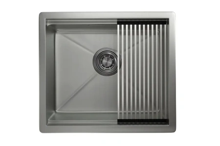 Кухонная мойка GRANULA KS-5045U сталь матовая