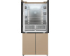 Отдельностоящий холодильник с инвертором Weissgauff WCD 510 Built-in Inverter NoFrost Champagne Glass