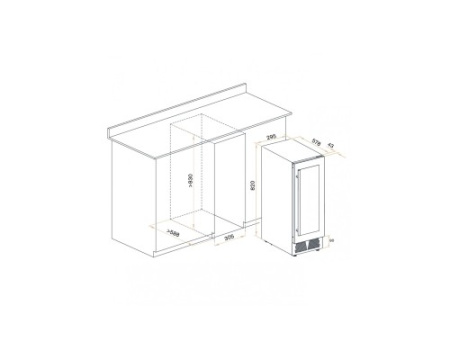 Винный шкаф Meyvel MV19NH-KWT1