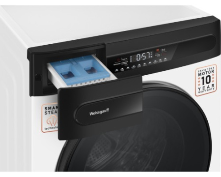 Стиральная машина с инвертором и паром Weissgauff WM 4948 Inverter Steam