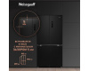 Отдельностоящий холодильник с инвертором Weissgauff WCD 510 Built-in Inverter NoFrost Dark Inox