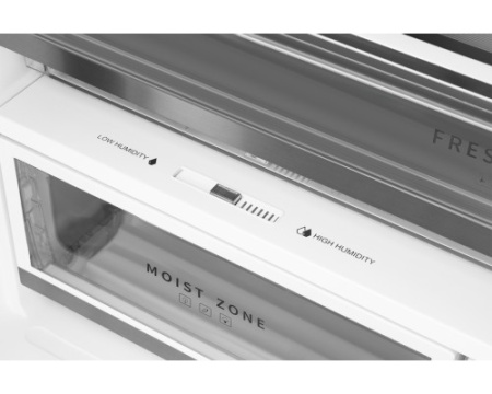 Отдельностоящий холодильник с инвертором Weissgauff WCD 510 Built-in Inverter NoFrost Black Glass