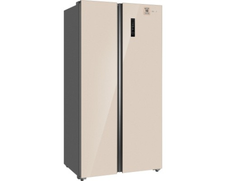 Отдельностоящий холодильник с инвертором Weissgauff WSBS 550 BEG Inverter NoFrost