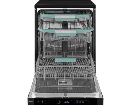 Посудомоечная машина с авто-открыванием и инвертором Weissgauff DW 6114 Inverter Touch AutoOpen Black