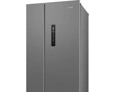 Отдельностоящий холодильник Weissgauff WFD 450 Built-in Inverter NoFrost Inox