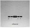 Островная вытяжка Konigin Geometry Inox/Black Glass