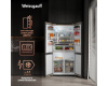 Отдельностоящий холодильник с инвертором Weissgauff WCD 510 Built-in Inverter NoFrost Champagne Glass