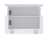 Телескопическая вытяжка Meferi SLIDEBOX60BK GLASS ULTRA