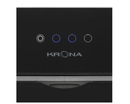 Полновстраиваемая вытяжка KRONA ZANDER 600 DN BLACK S