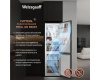 Отдельностоящий холодильник с инвертором Weissgauff WRK 185 Total NoFrost Inverter Black Inox
