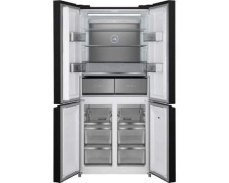 Отдельностоящий холодильник с инвертором Weissgauff WCD 590 Nofrost Inverter Premium Ecofresh Dark Inox