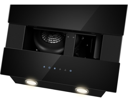 Каминная вытяжка Weissgauff Yota 606 touch black glass