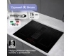 Стеклокерамическая варочная панель Zigmund & Shtain CIS 311.75 BX с вытяжкой