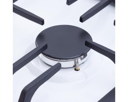 Газовая варочная панель HiSTORY HGE 640C FWH, белый