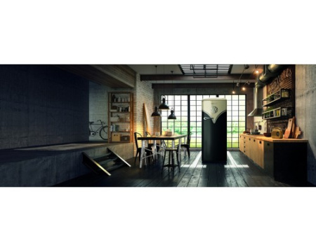 Отдельностоящий однокамерный холодильник Gorenje OBRB153BK