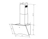 Каминная вытяжка Weissgauff Assy 60 TC BL