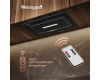Кухонная встраиваемая вытяжка Weissgauff Aura 456 Touch Black Glass