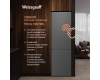 Отдельностоящий холодильник с инвертором Weissgauff WRK 2000 Total NoFrost Inverter Bru Steel Glass