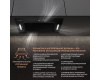Встраиваемая в шкаф вытяжка Weissgauff Aura 1350 BL Premium Touch Inverter Wi-Fi